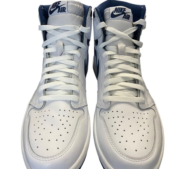 Air Jordan 1 Retro High OG 2016 Mens Shoes Size 13 Metallic Navy 555088 106 main image 12